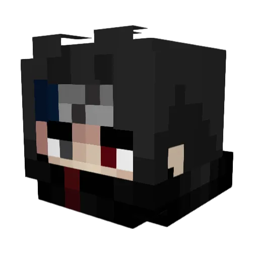 Zonai21 Minecraft avatar head, 3D render