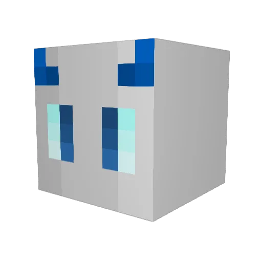 ZonatedSaucer61 Minecraft avatar head, 3D render