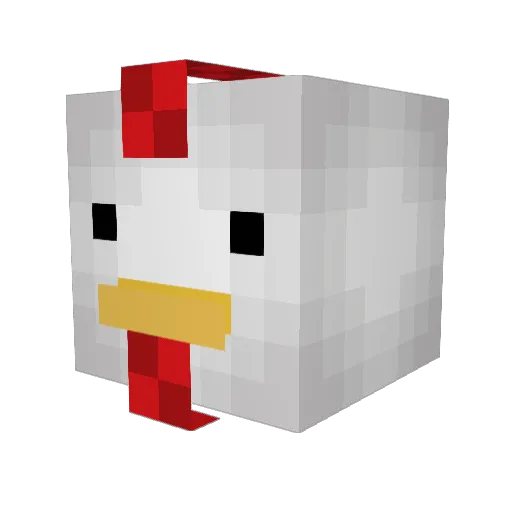 Zonaxan Minecraft avatar head, 3D render