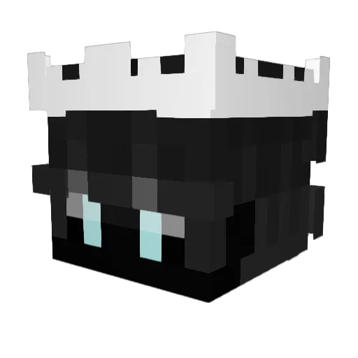 Zone_One Minecraft avatar head, 3D render