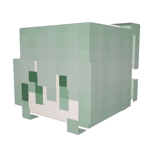ZonenPvP Minecraft avatar head, 3D render