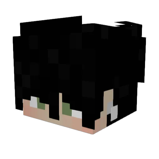 ZonexMCC Minecraft avatar head, 3D render
