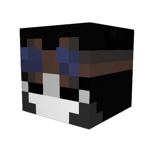 Zono090 Minecraft avatar head, 3D render