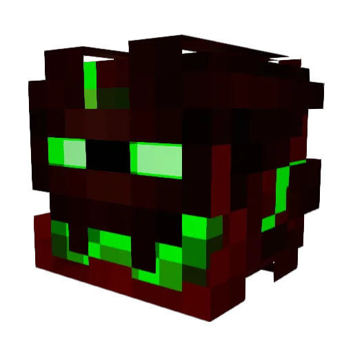 Zonshii Minecraft avatar head, 3D render