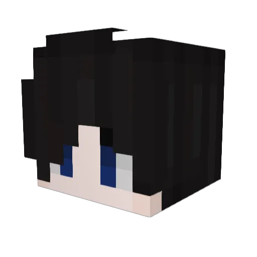 ZonteGlobe Minecraft avatar head, 3D render