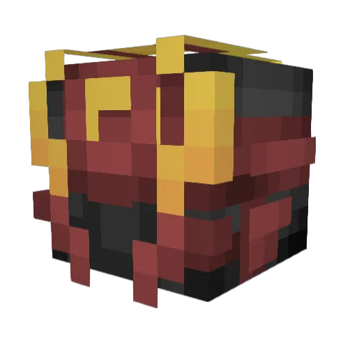ZooWini Minecraft avatar head, 3D render