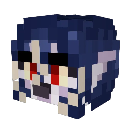 Zoo_Wee_MamaIII Minecraft avatar head, 3D render