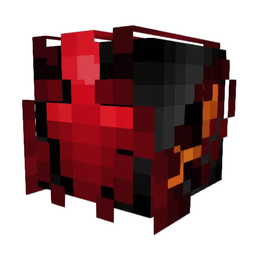 Zoomin Minecraft avatar head, 3D render