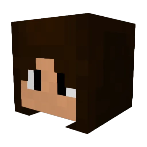 ZoorKriid Minecraft avatar head, 3D render