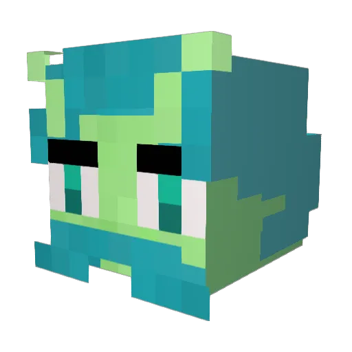 Zoowee_Mama_43 Minecraft avatar head, 3D render