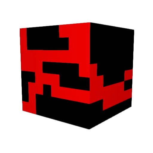 Zoozka Minecraft avatar head, 3D render