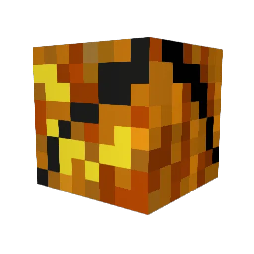 ZorDus Minecraft avatar head, 3D render