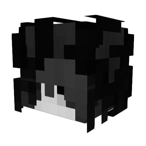 ZorKroX Minecraft avatar head, 3D render