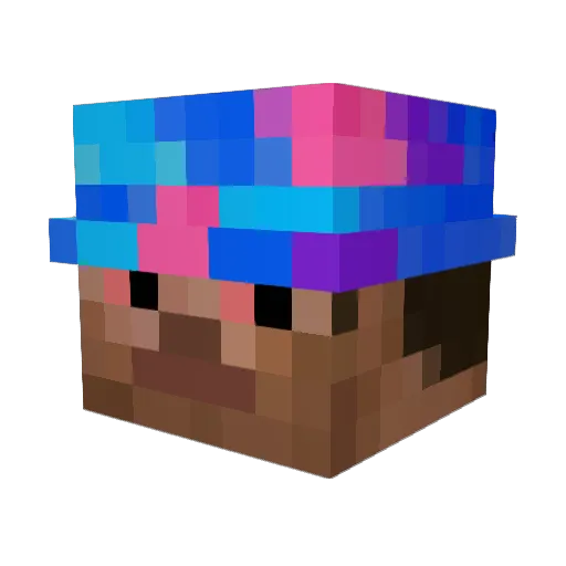 Zoran_PVP Minecraft avatar head, 3D render