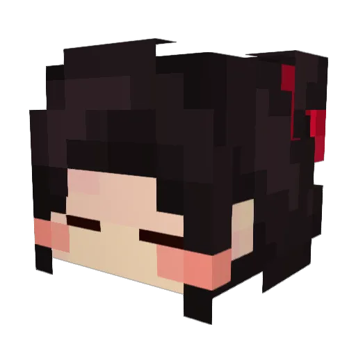 Zorastris Minecraft avatar head, 3D render