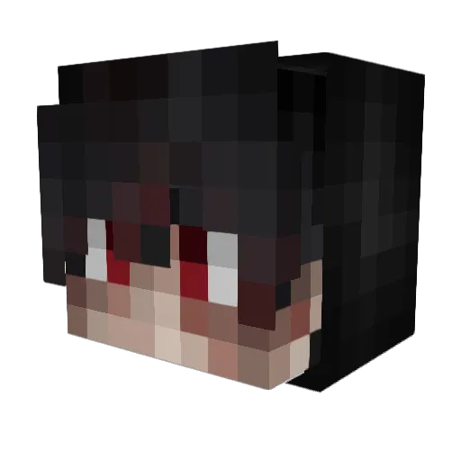 Zorba_ Minecraft avatar head, 3D render