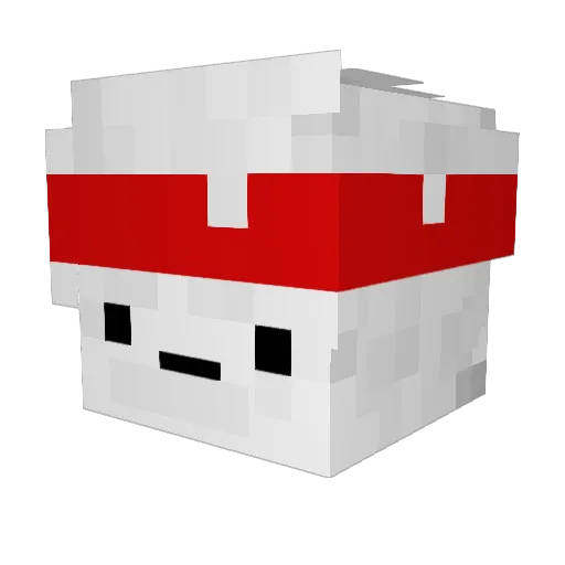 Zord1998 Minecraft avatar head, 3D render