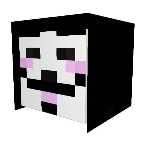 Zorda62 Minecraft avatar head, 3D render