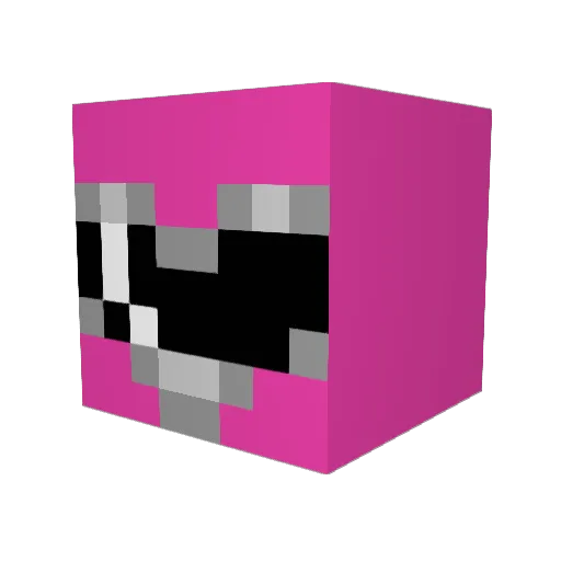 Zoreey Minecraft avatar head, 3D render