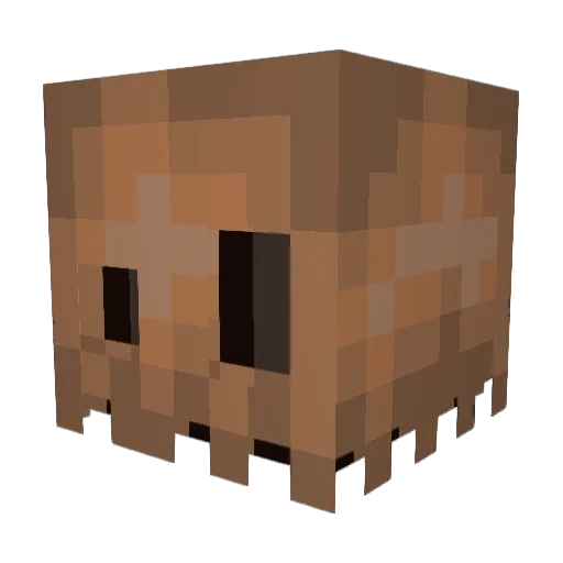 Zorem3 Minecraft avatar head, 3D render