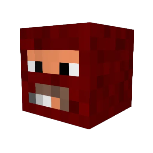ZorgTheOverLord Minecraft avatar head, 3D render