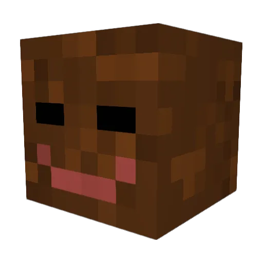 Zorialprawn3 Minecraft avatar head, 3D render
