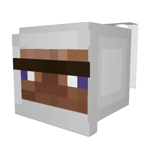 Zorify Minecraft avatar head, 3D render