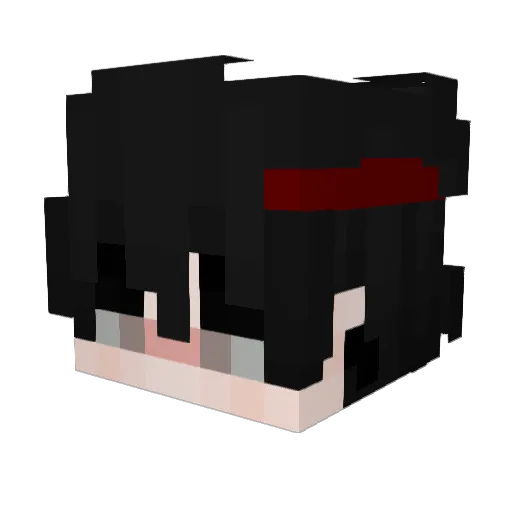 Zoriniel Minecraft avatar head, 3D render