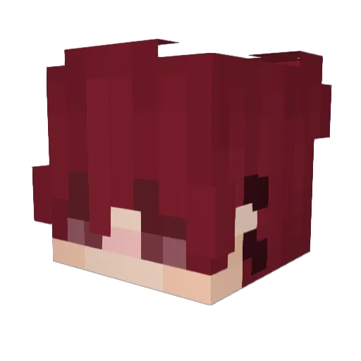 ZorkPT Minecraft avatar head, 3D render