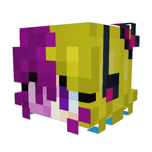 Zork_FREEMAN Minecraft avatar head, 3D render