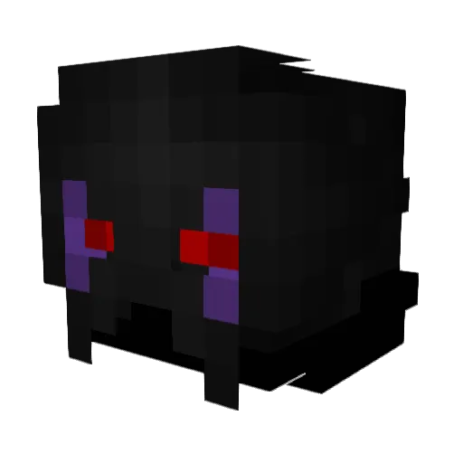 Zorkili Minecraft avatar head, 3D render