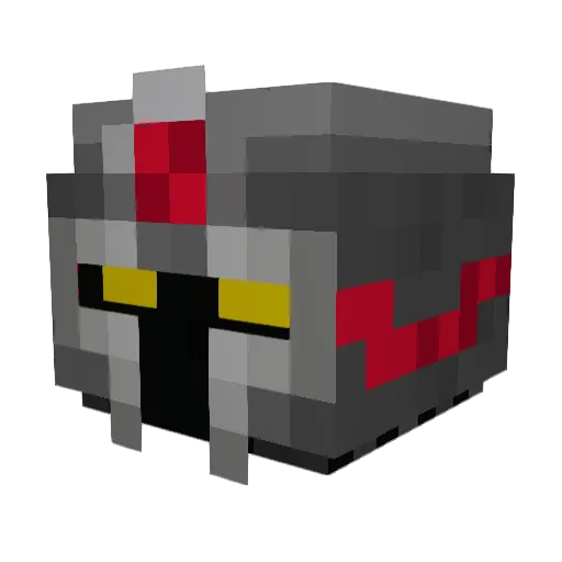 Zorn1raven Minecraft avatar head, 3D render