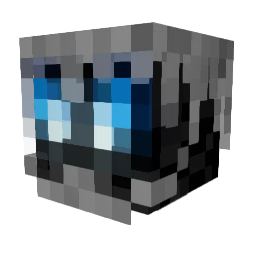 Zornado77 Minecraft avatar head, 3D render