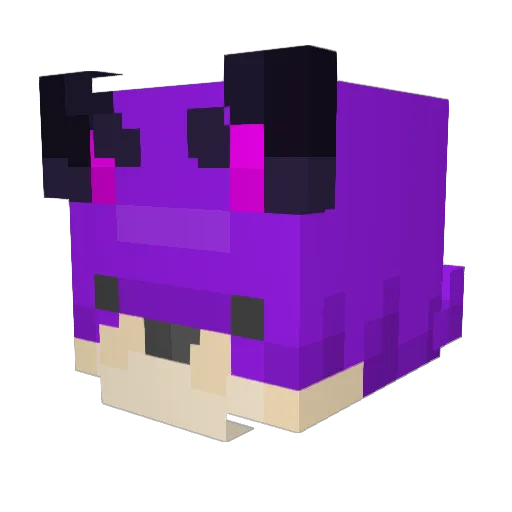 Zorne Minecraft avatar head, 3D render