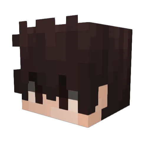 Zoroastrx Minecraft avatar head, 3D render