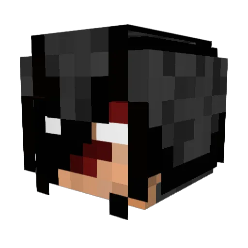 Zorrak Minecraft avatar head, 3D render