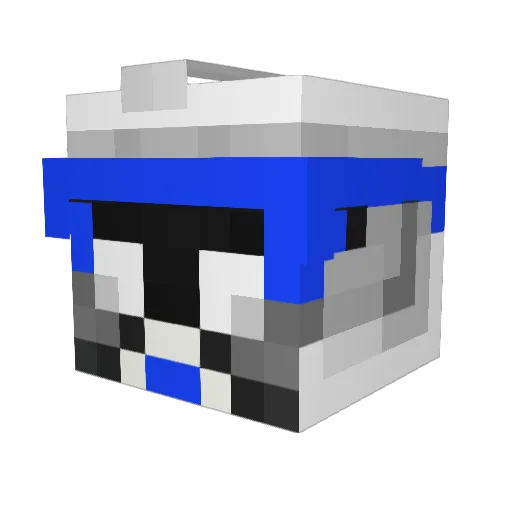 Zorren12 Minecraft avatar head, 3D render