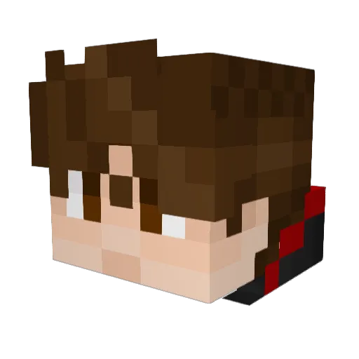 ZorritoDJR Minecraft avatar head, 3D render