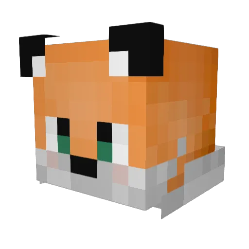 ZorroTriana Minecraft avatar head, 3D render