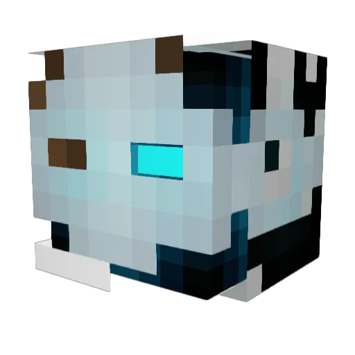 Zortox_FLR Minecraft avatar head, 3D render