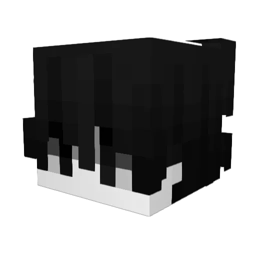 Zortyq Minecraft avatar head, 3D render