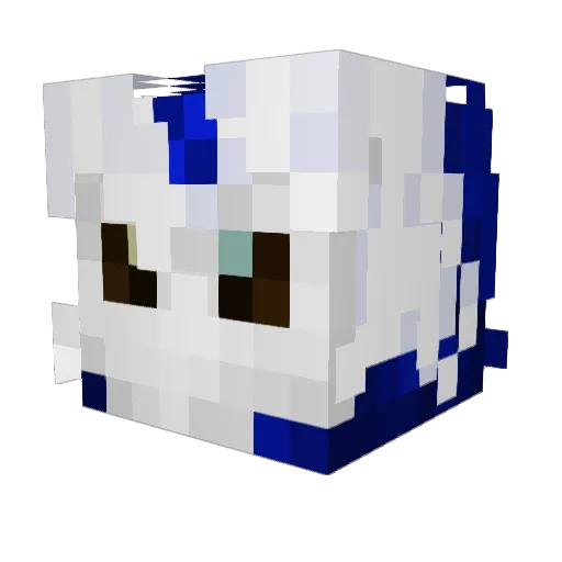 ZoruaBox Minecraft avatar head, 3D render