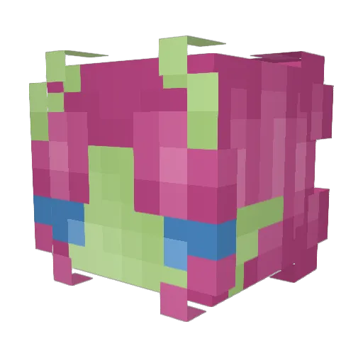 ZoryasComet Minecraft avatar head, 3D render
