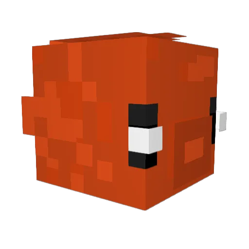 Zosia444 Minecraft avatar head, 3D render