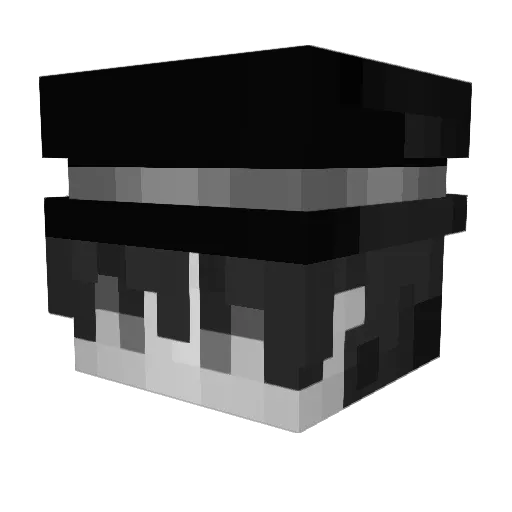 Zosiasawicka Minecraft avatar head, 3D render