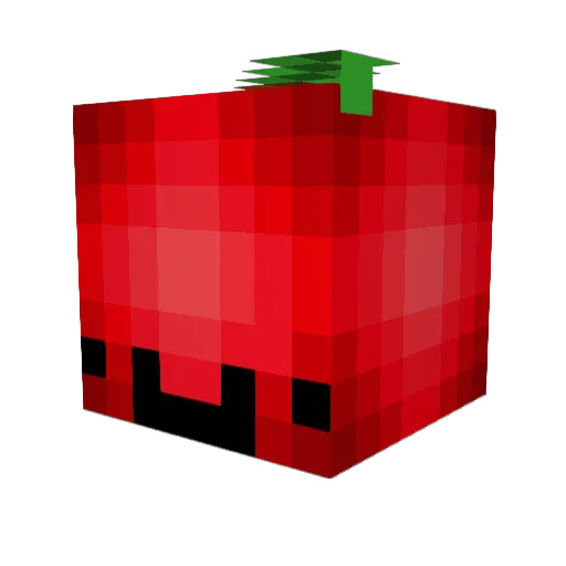 Zouckk Minecraft avatar head, 3D render