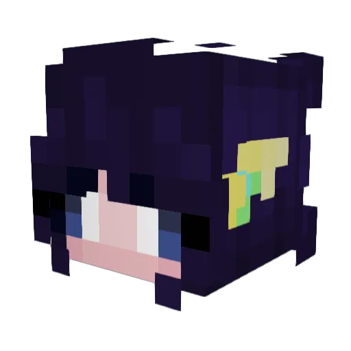 Zovreign Minecraft avatar head, 3D render