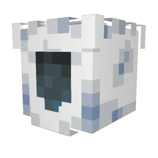 Zoygen Minecraft avatar head, 3D render
