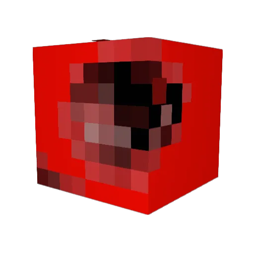 Zoylien Minecraft avatar head, 3D render