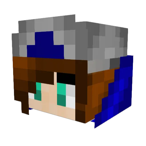 Zoz274 Minecraft avatar head, 3D render